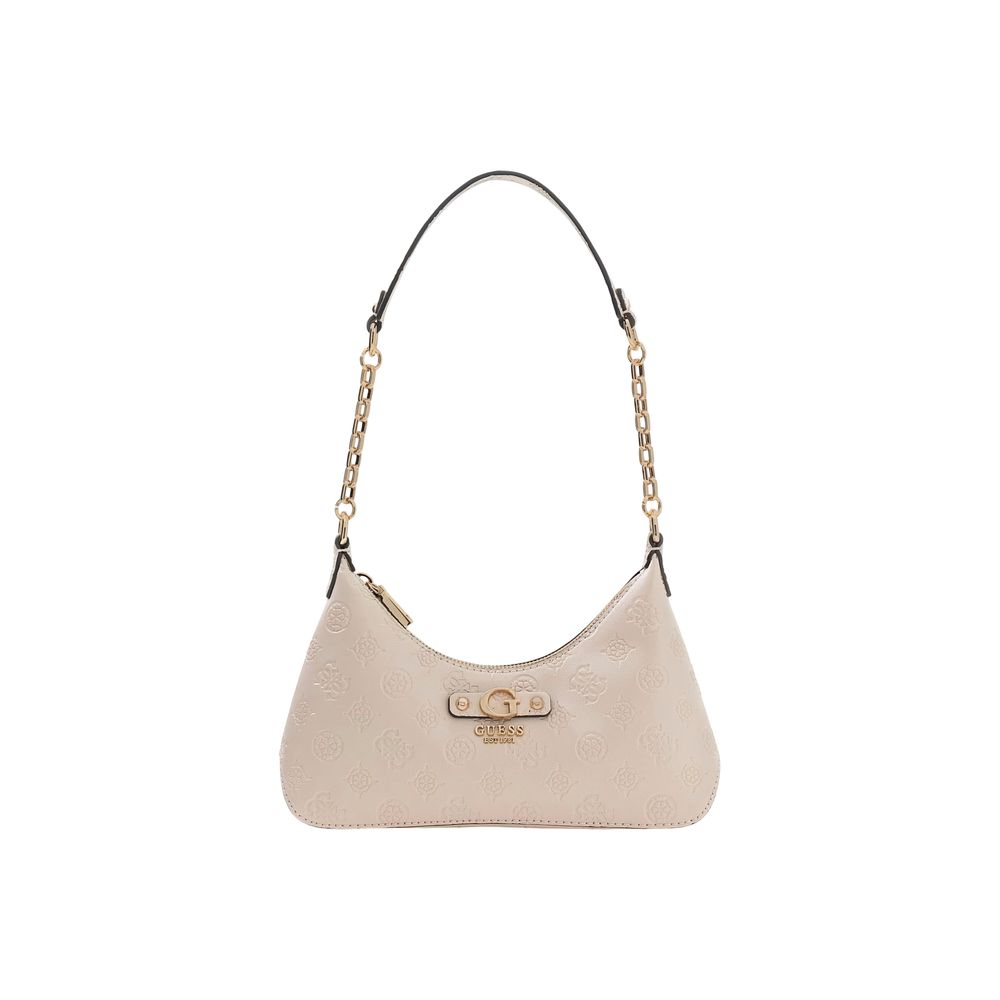 Beige Polyethylene Handbag