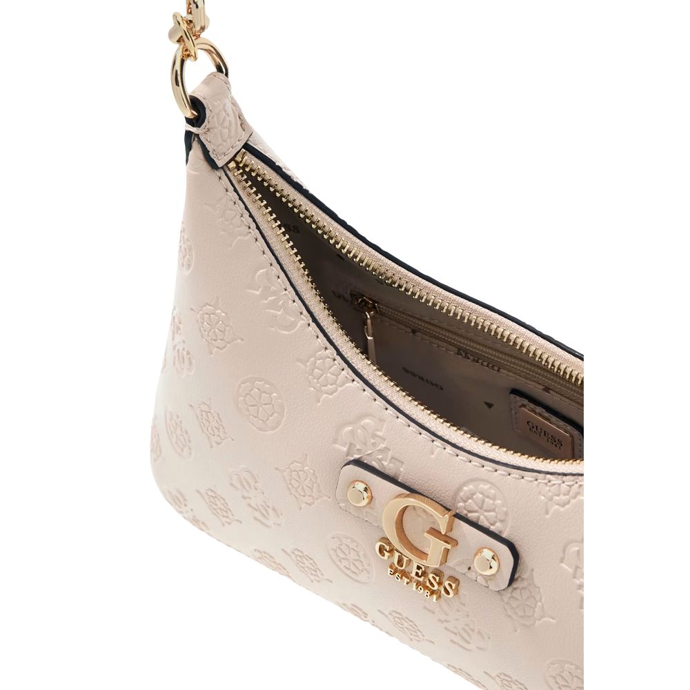 Beige Polyethylene Handbag