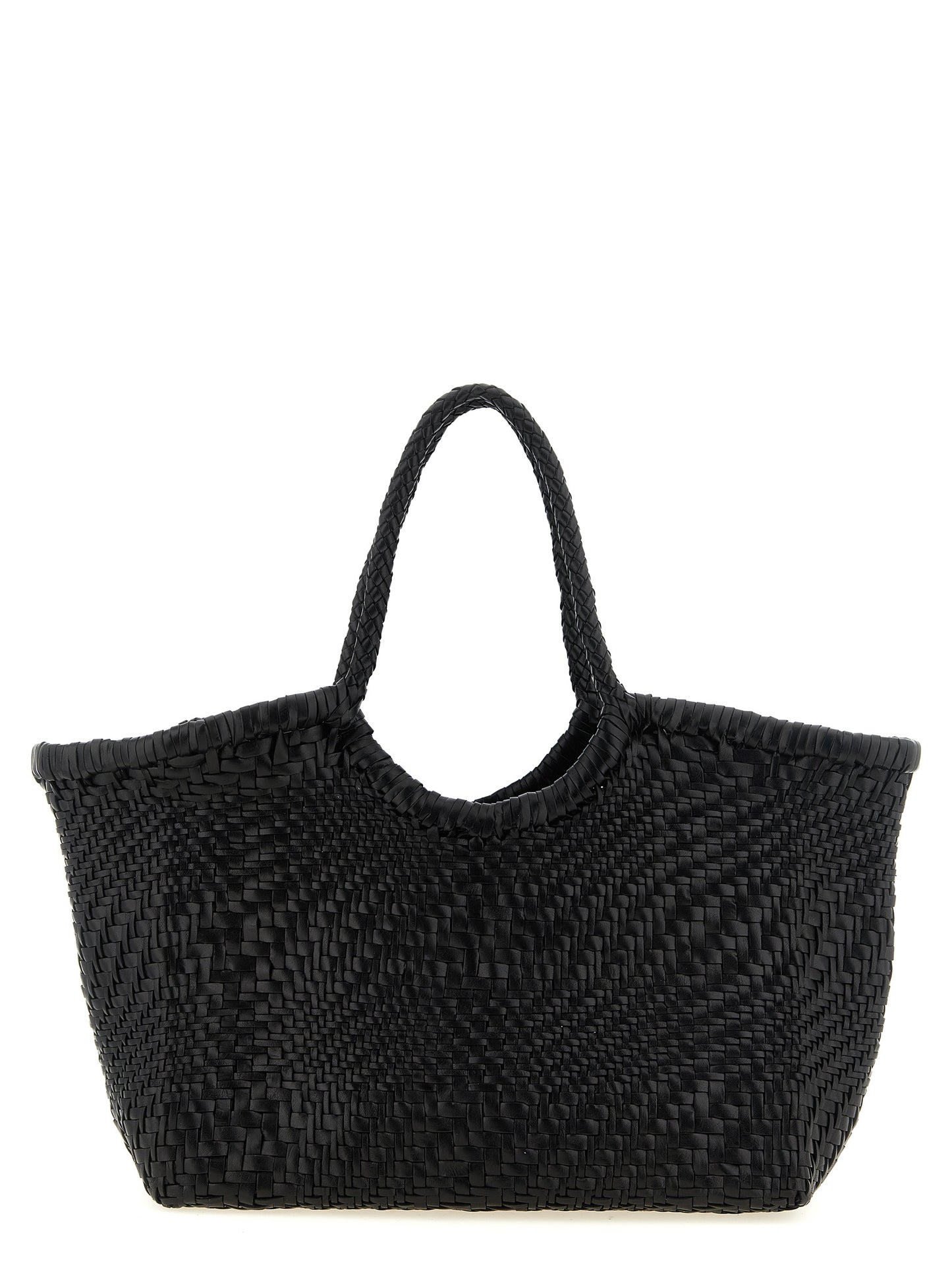 Black Calfskin Shoulder Bag