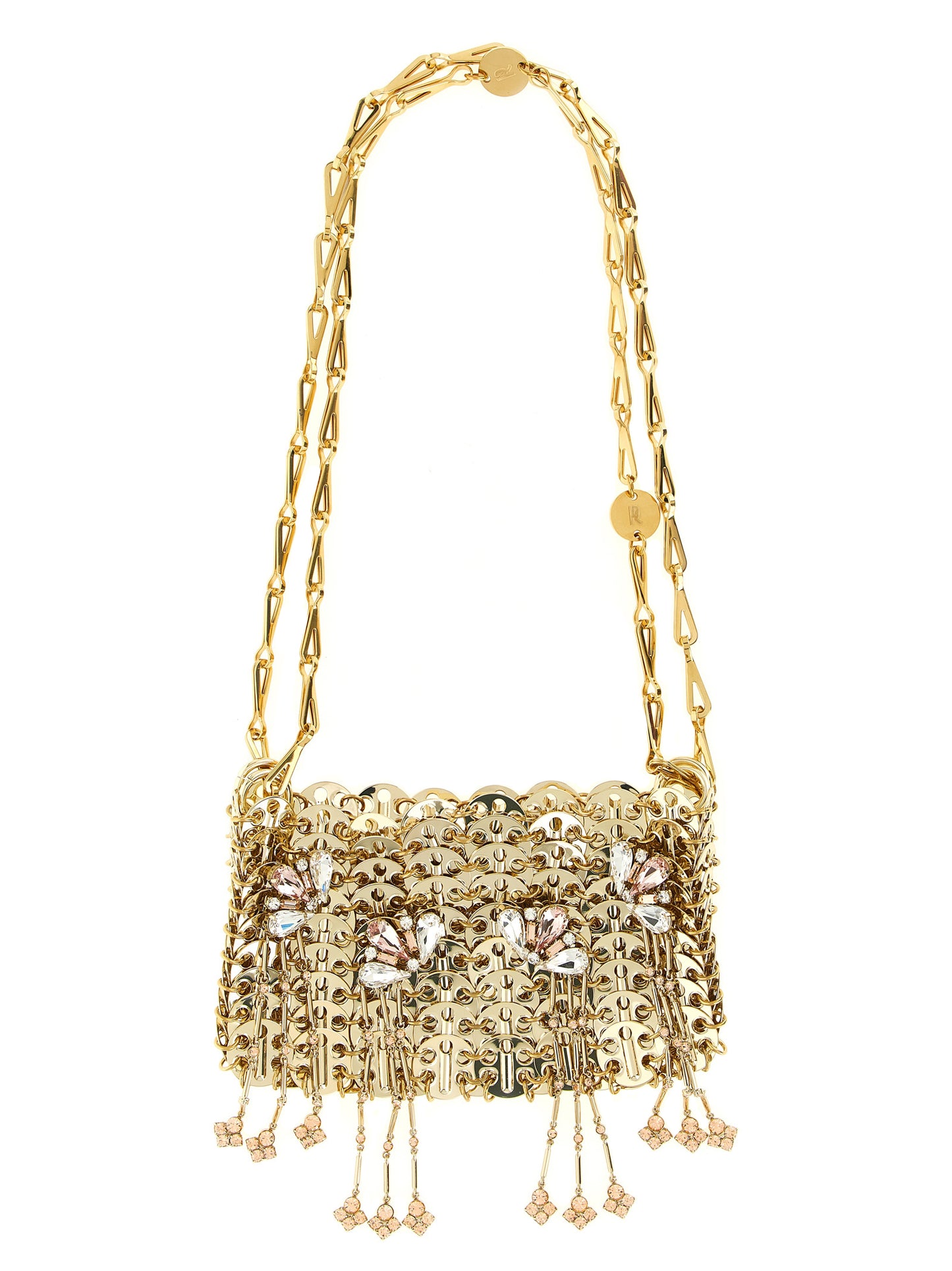 Gold Stainless Steel Shoulder Bag