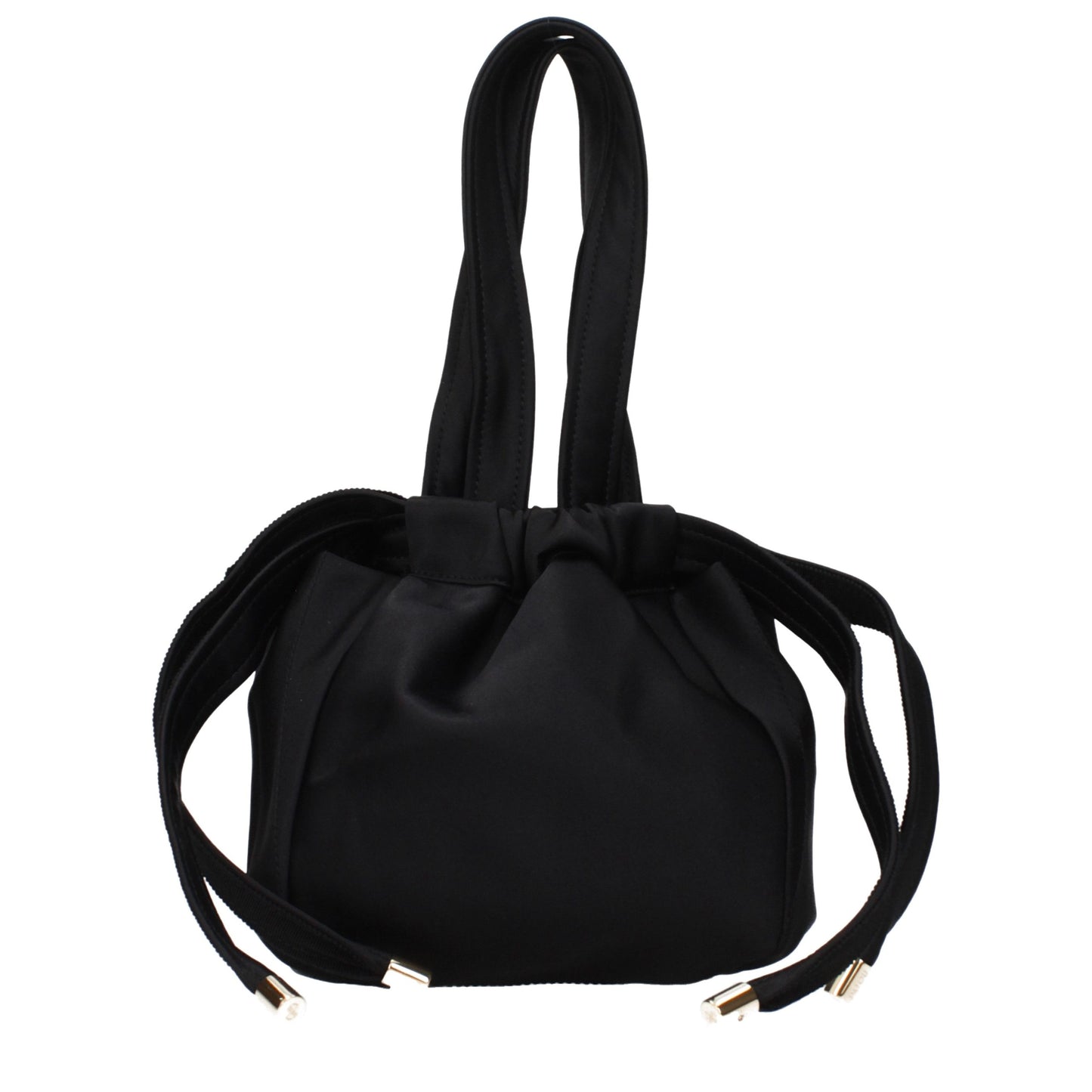 Black Fabric Handbag