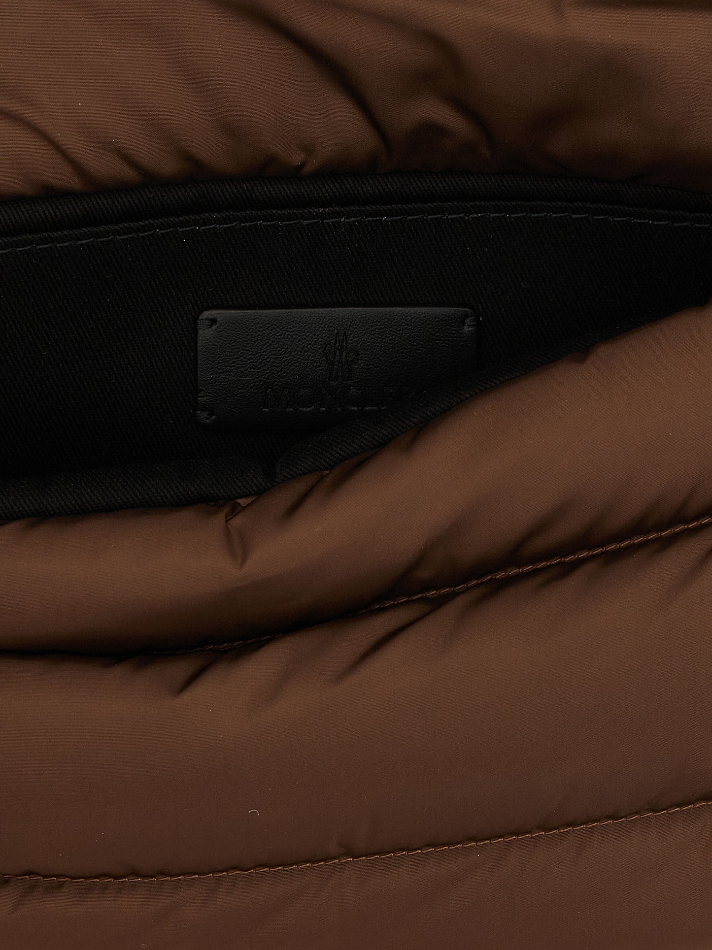 Brown Polyamide Shoulder Bag