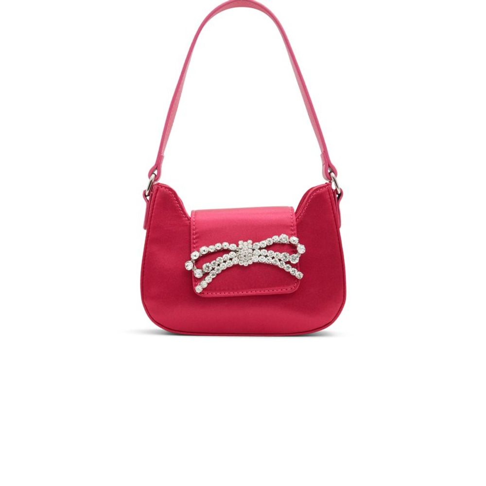 Pink Polyester Handbag