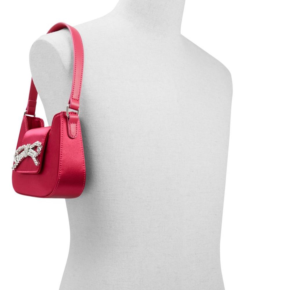 Pink Polyester Handbag