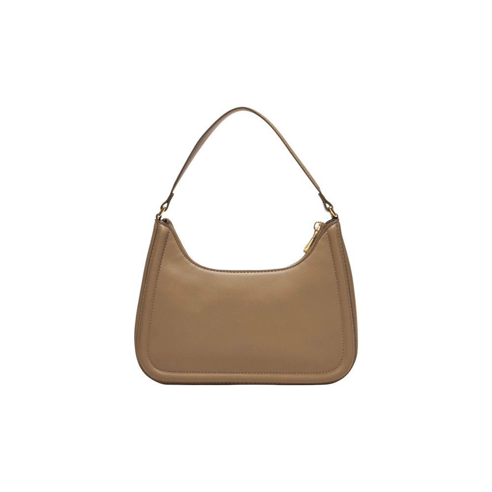 Beige Polyethylene Handbag