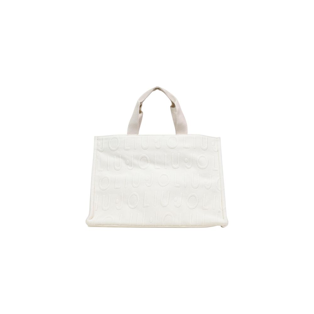 Beige Polyester Handbag