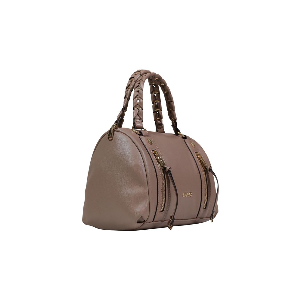 Beige Polyethylene Handbag