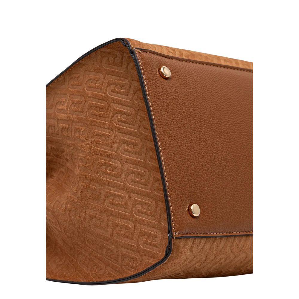 Beige Polyester Handbag