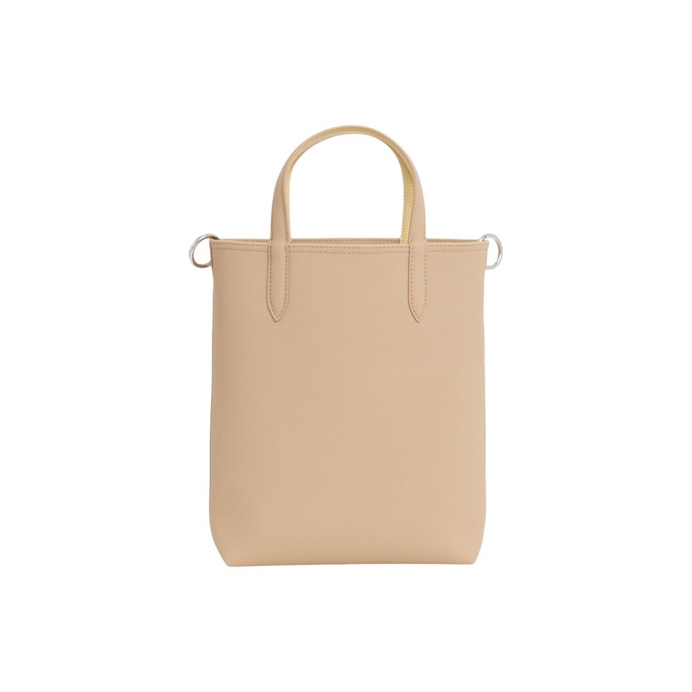 Beige Leather Handbag