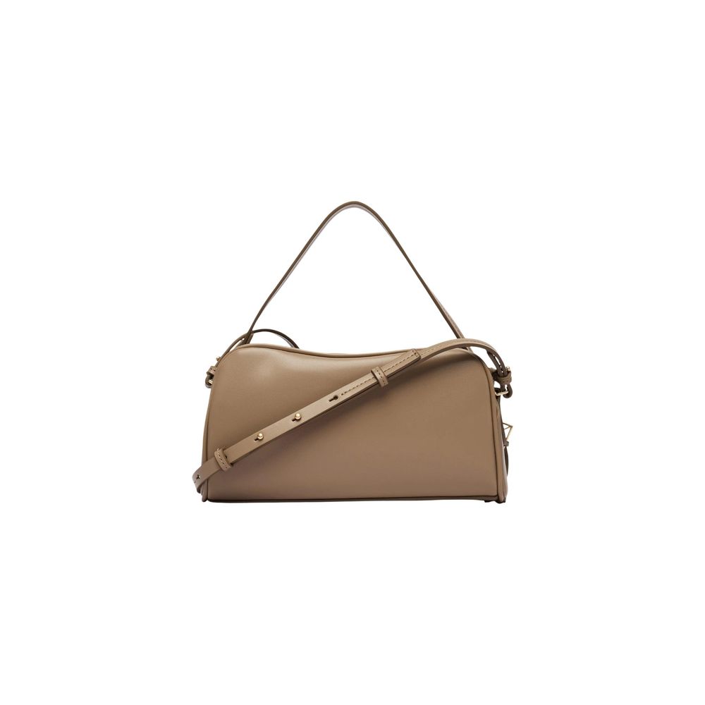 Beige Polyethylene Handbag