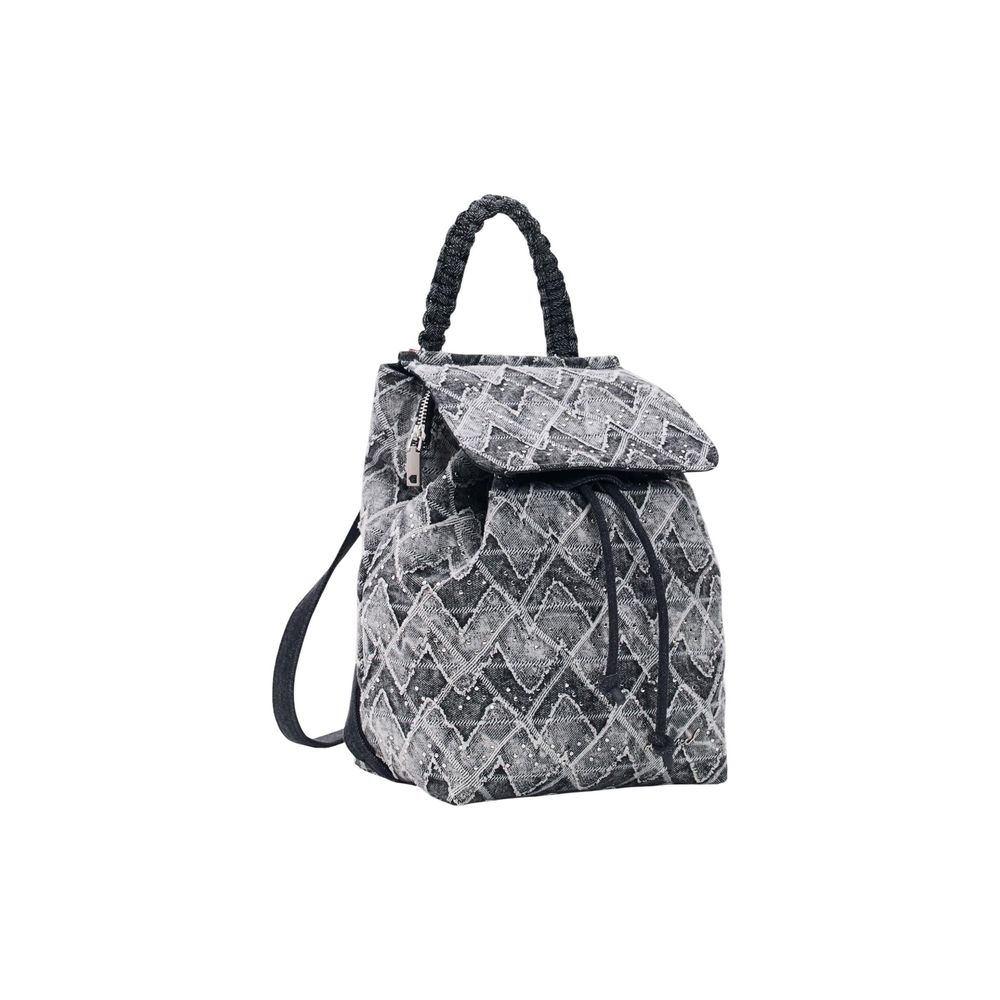 Black Polyester Backpack