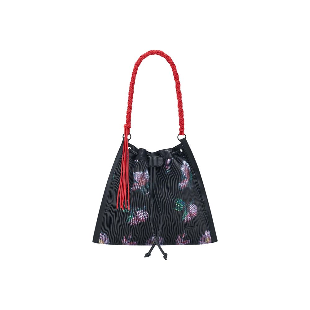 Black Polyester Backpack