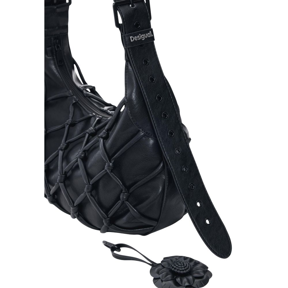 Black Cotton Handbag