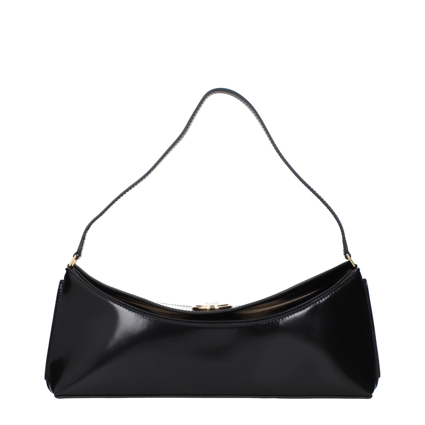 Black Leather Shoulder Bag
