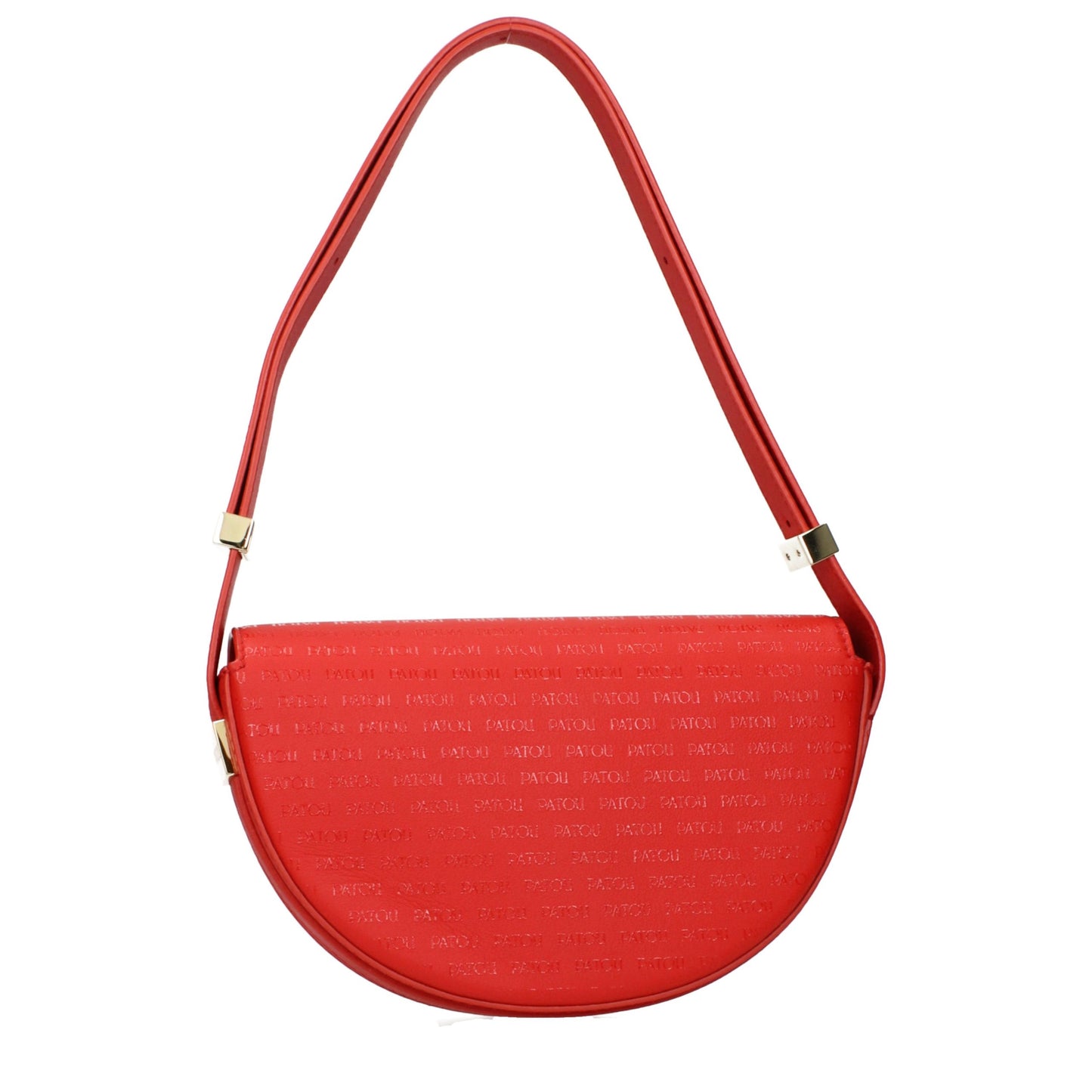 Red Leather Shoulder Bag