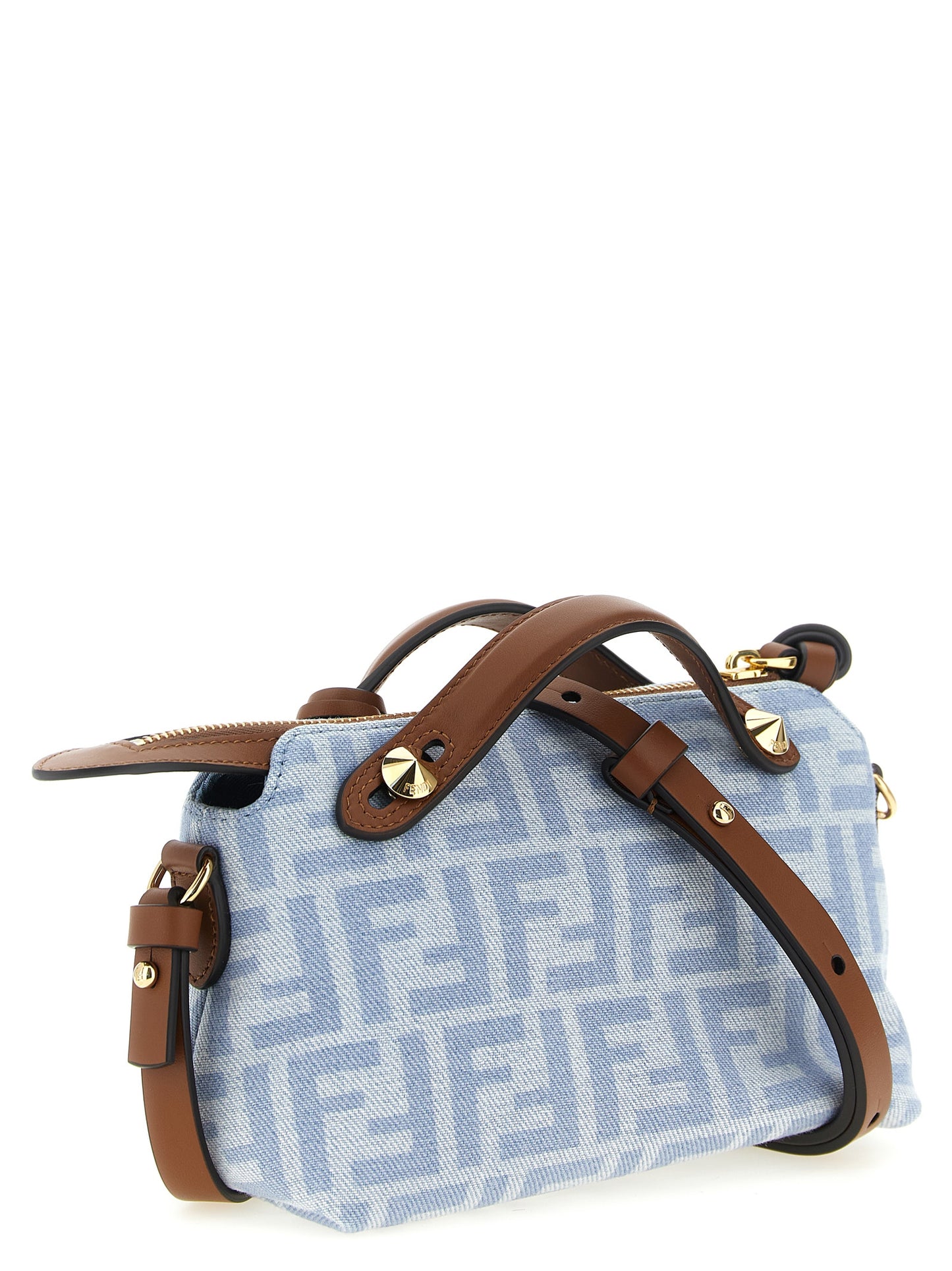Blue Cotton Handbag