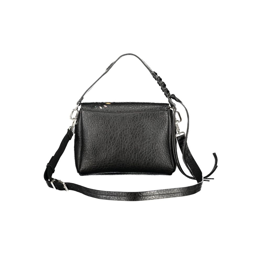 Black Polyurethane Women's Bag