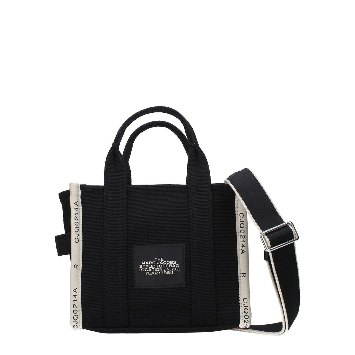 Black Fabric Handbag