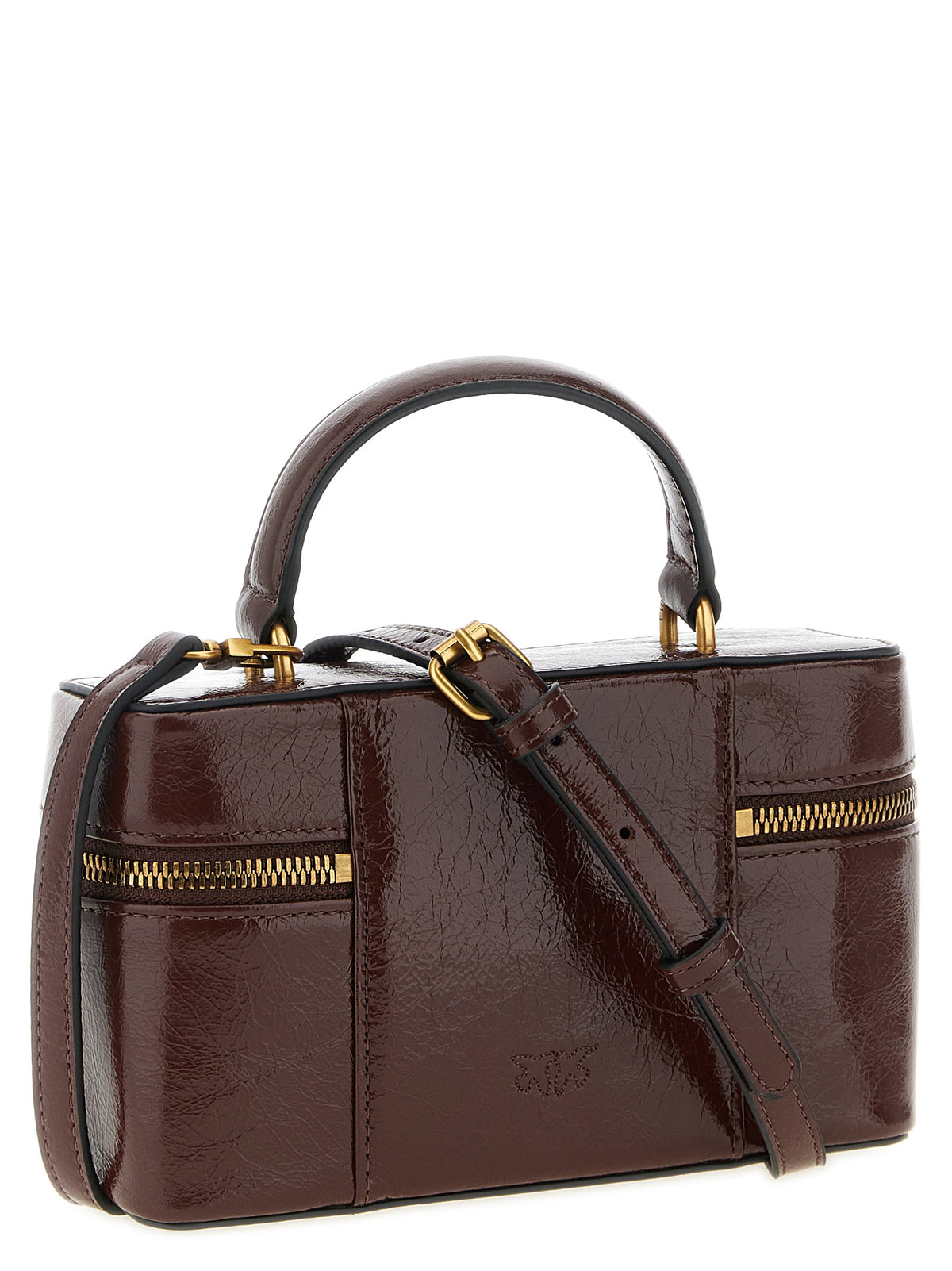 Bordeaux Calfskin Crossbody Bag