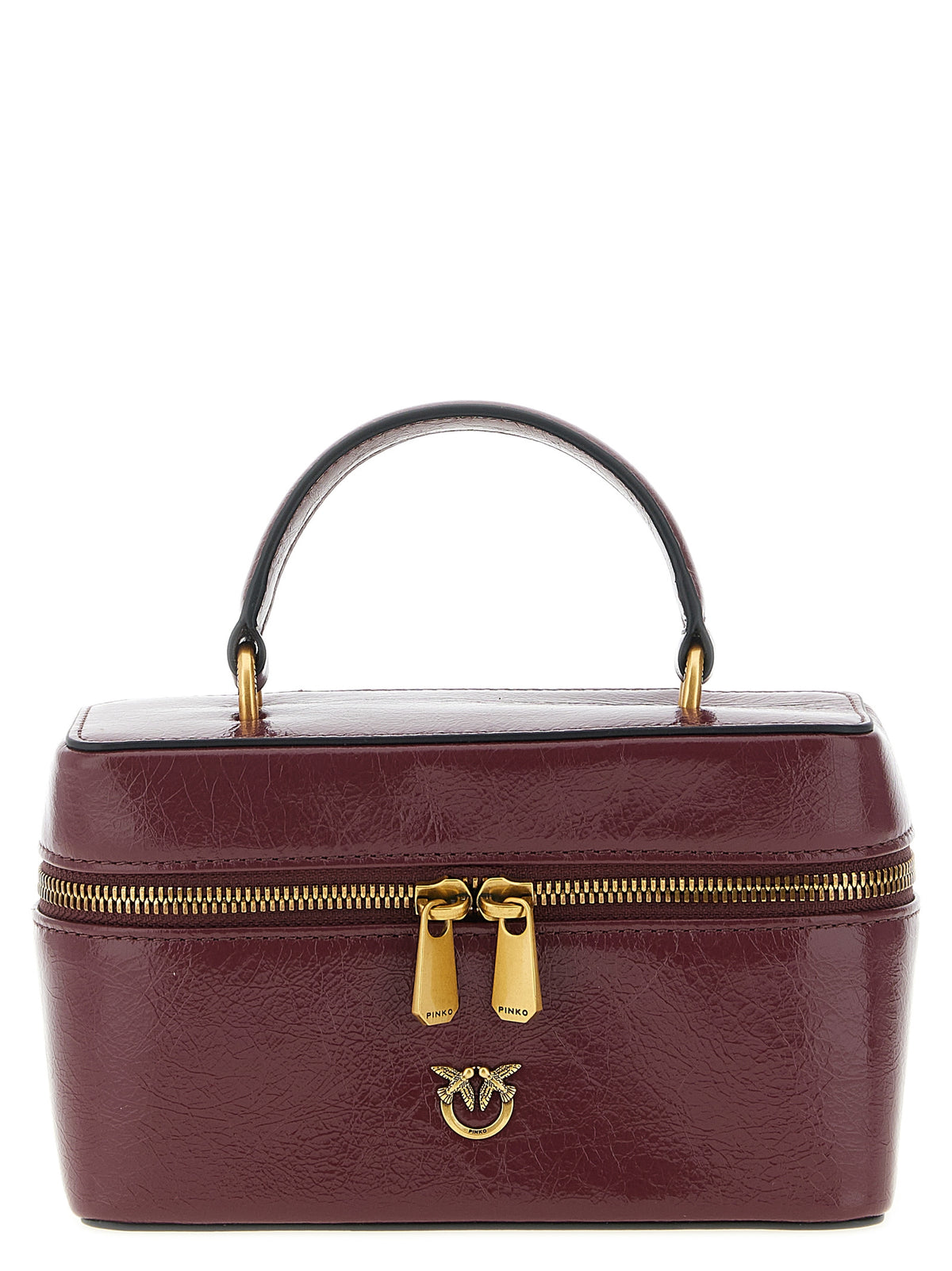 Bordeaux Calfskin Crossbody Bag