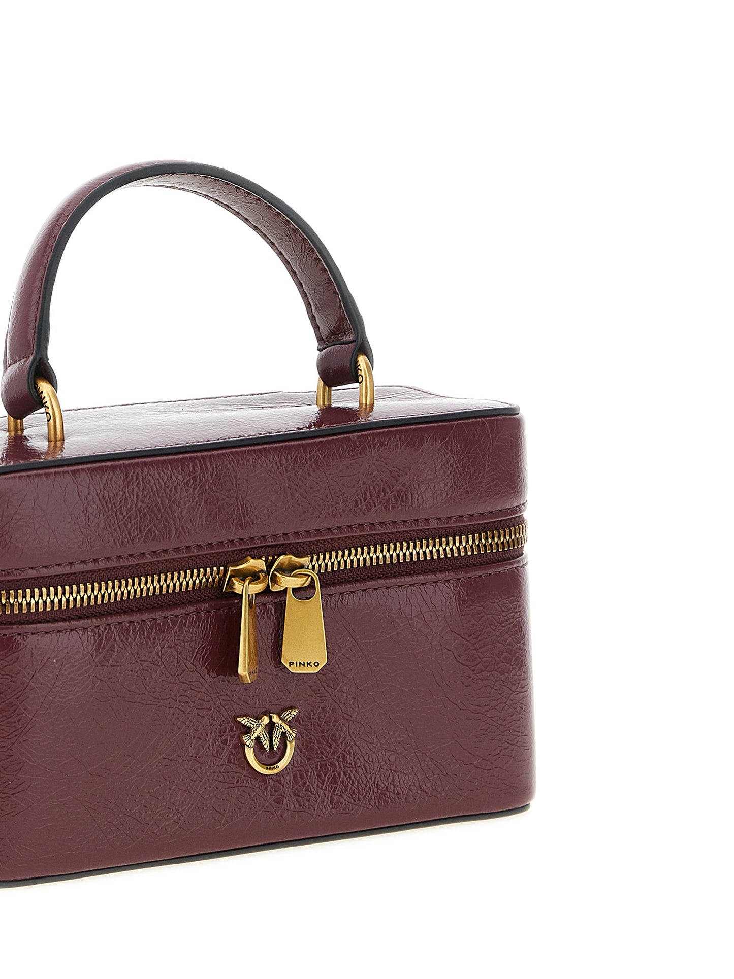 Bordeaux Calfskin Crossbody Bag