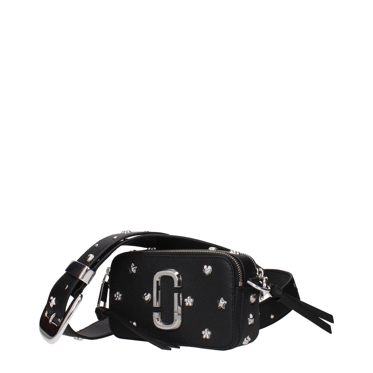 Black Leather Crossbody Bag