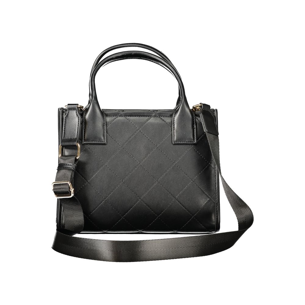Black Polyurethane Women's Bag