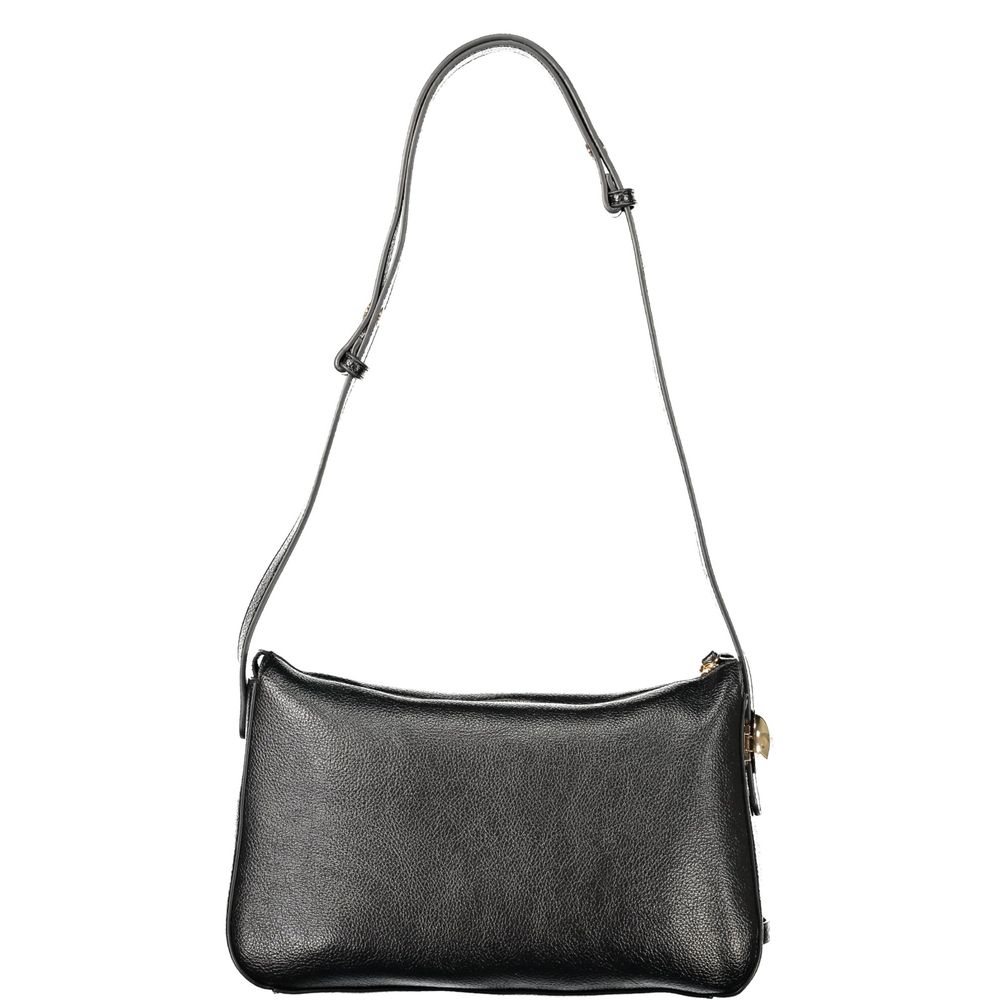 Black Polyurethane Women's Bag