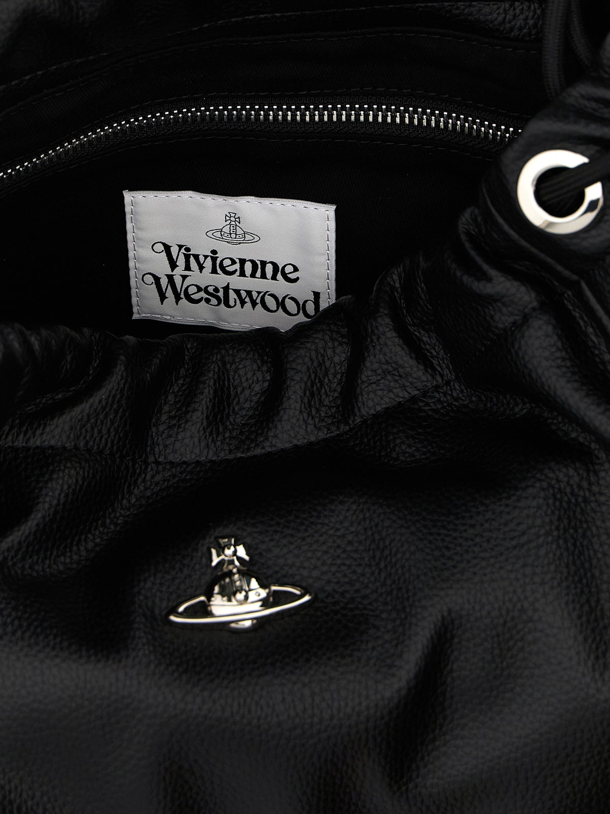 Black Polyethylene Shoulder Bag