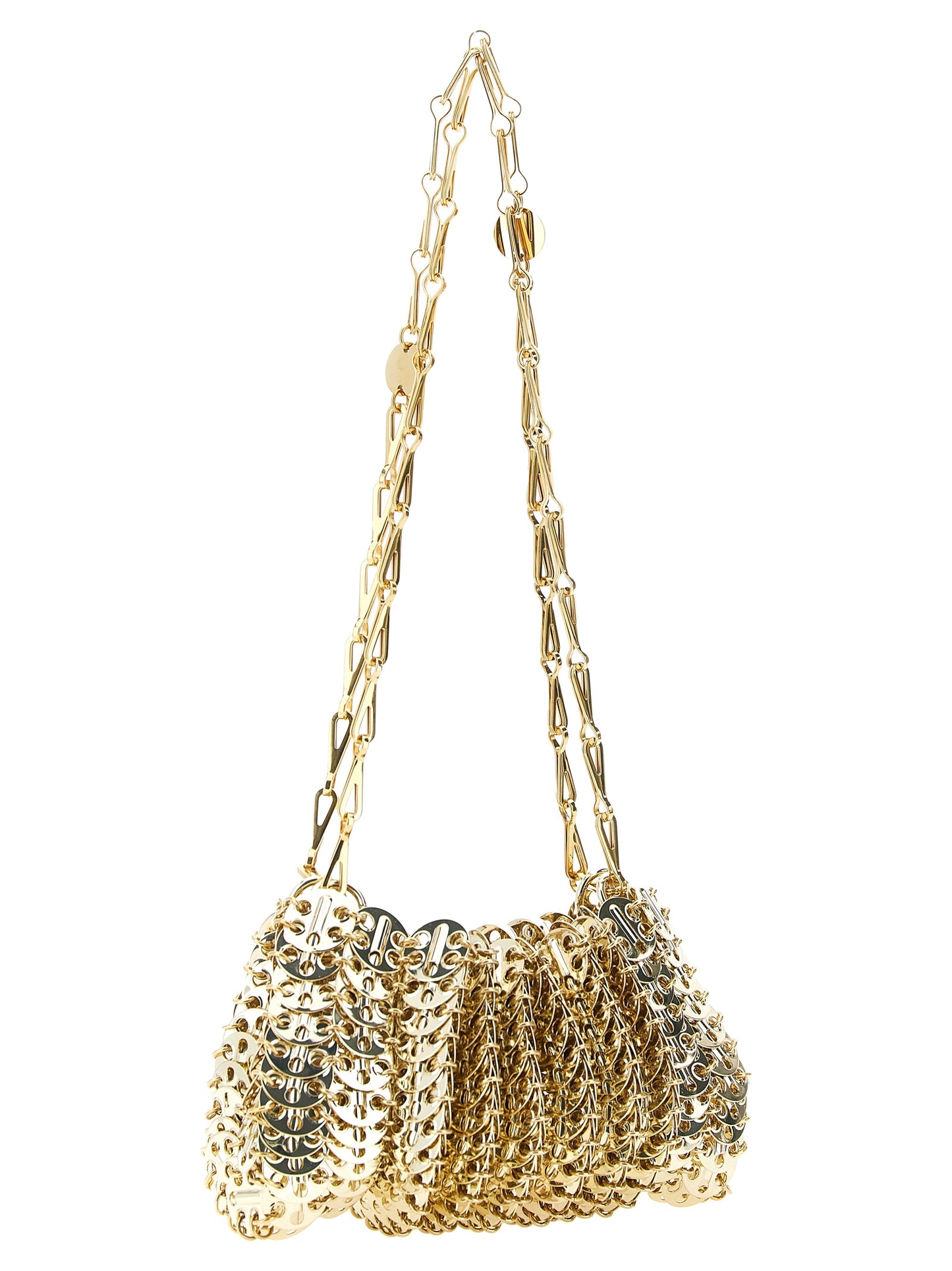 Gold Stainless Steel Shoulder Bag