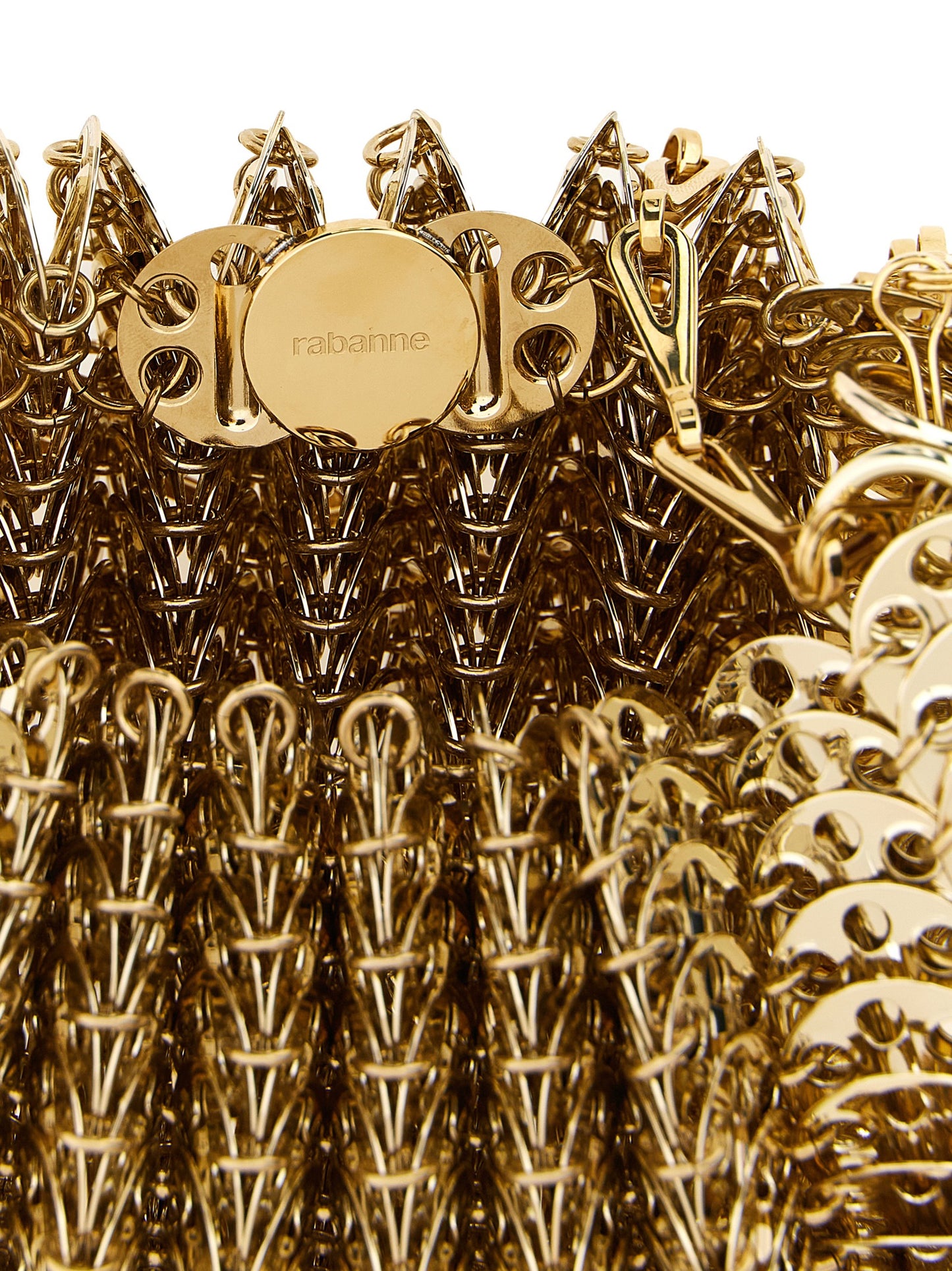 Gold Stainless Steel Shoulder Bag