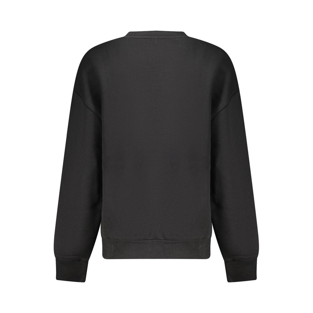 Black Cotton Women's Sweatshirt