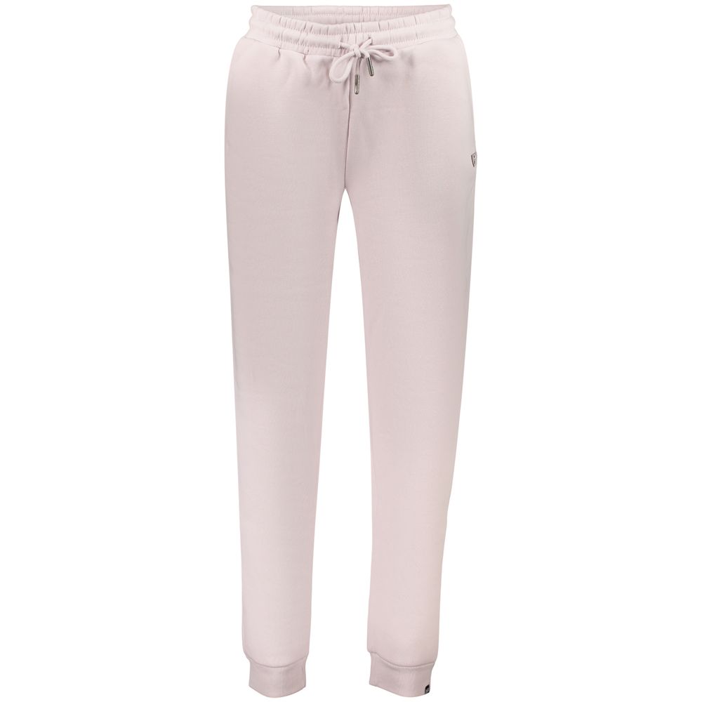 Pink Cotton Womens Trousers