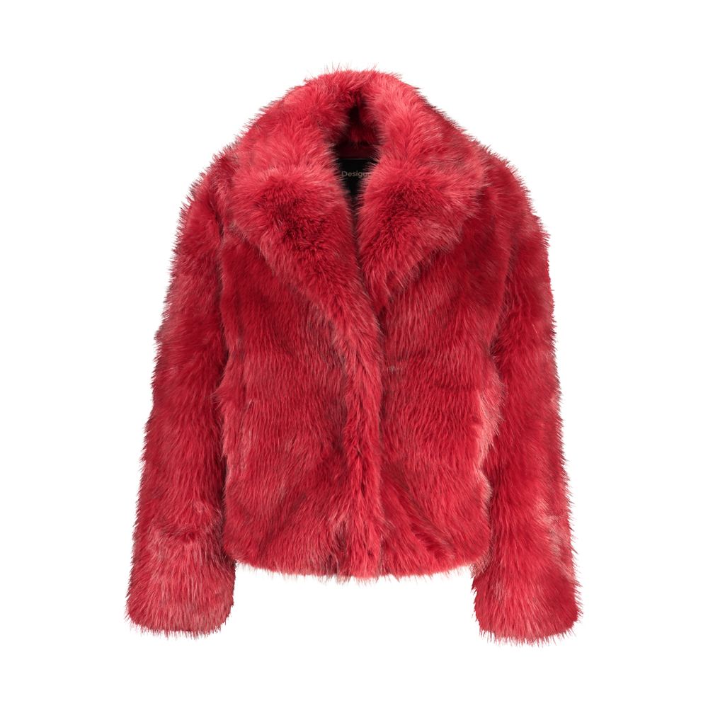Rosso Poliestere Donna Jacket