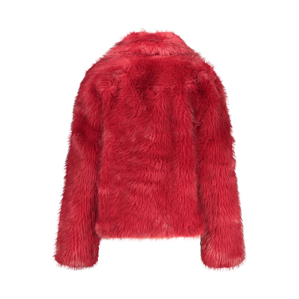 Rosso Poliestere Donna Jacket