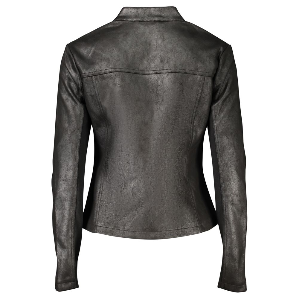 Black Polyester Women's Jacket