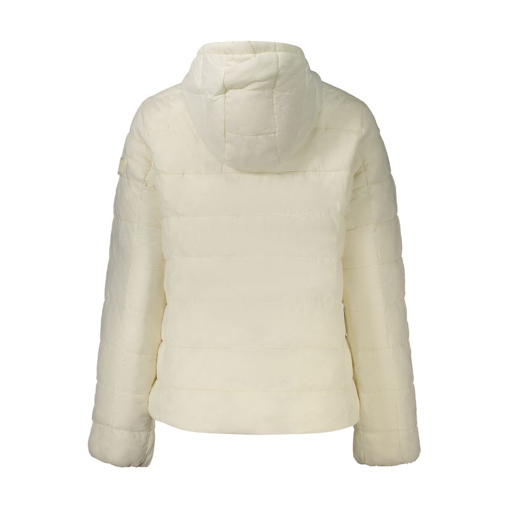 White Nylon Women's Jacket