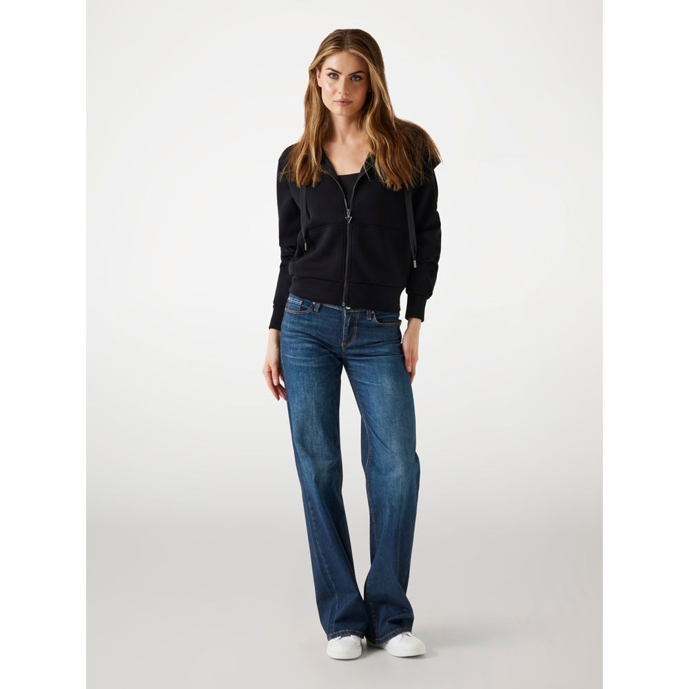 Black Polyester Sweatshirt