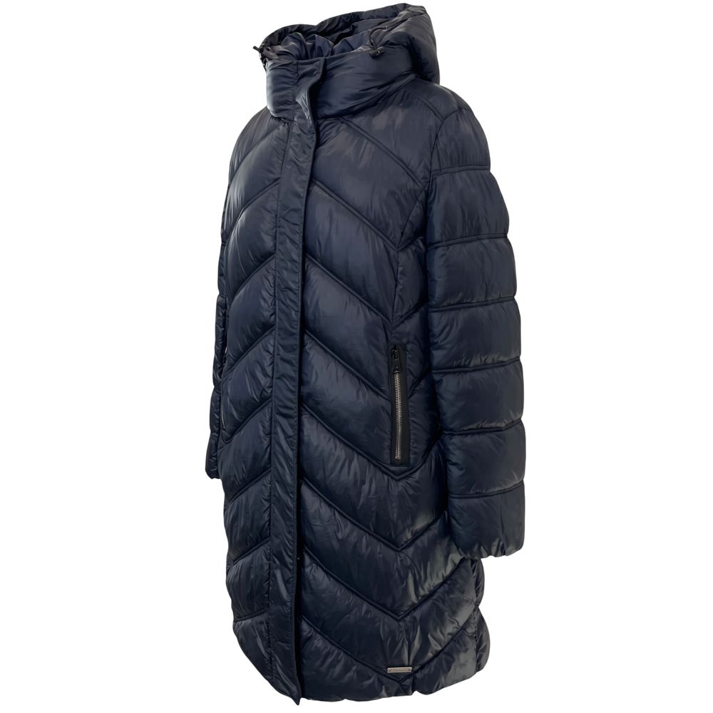 Blue Nylon Women Jacket