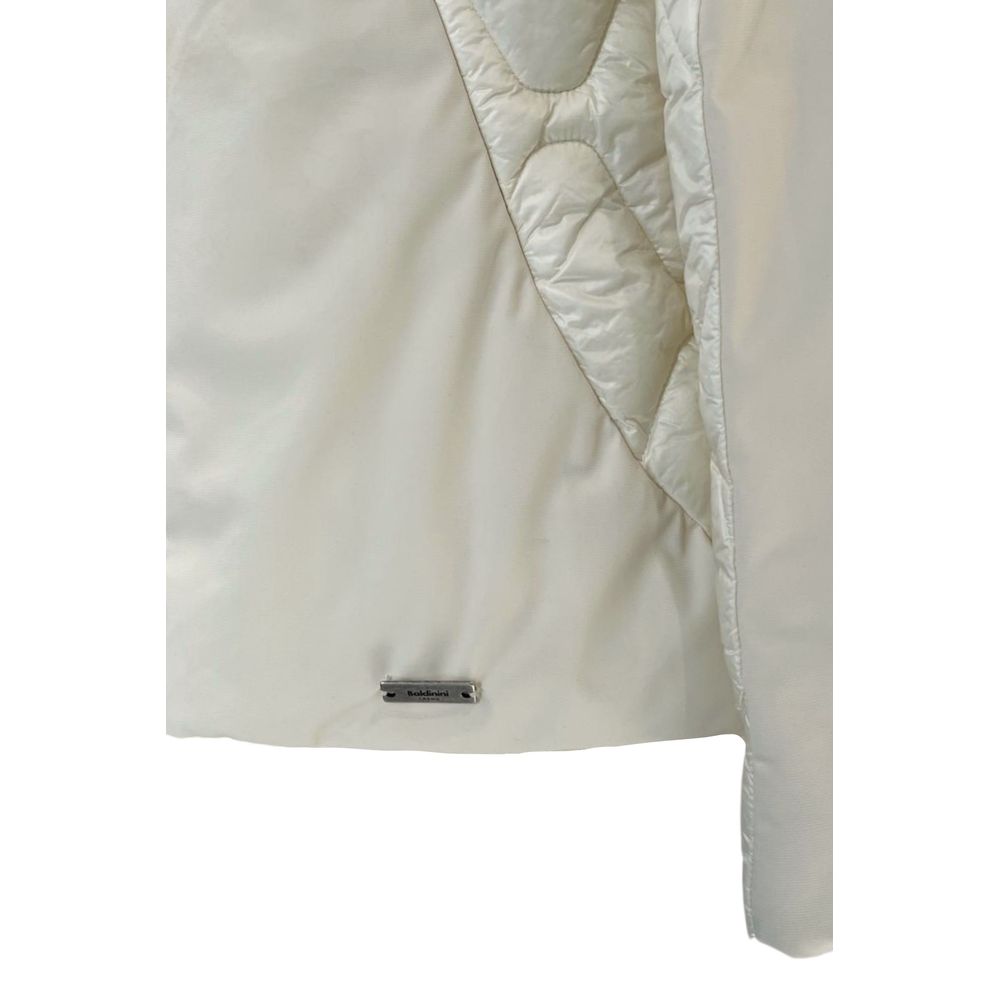 White Nylon Women Jacket