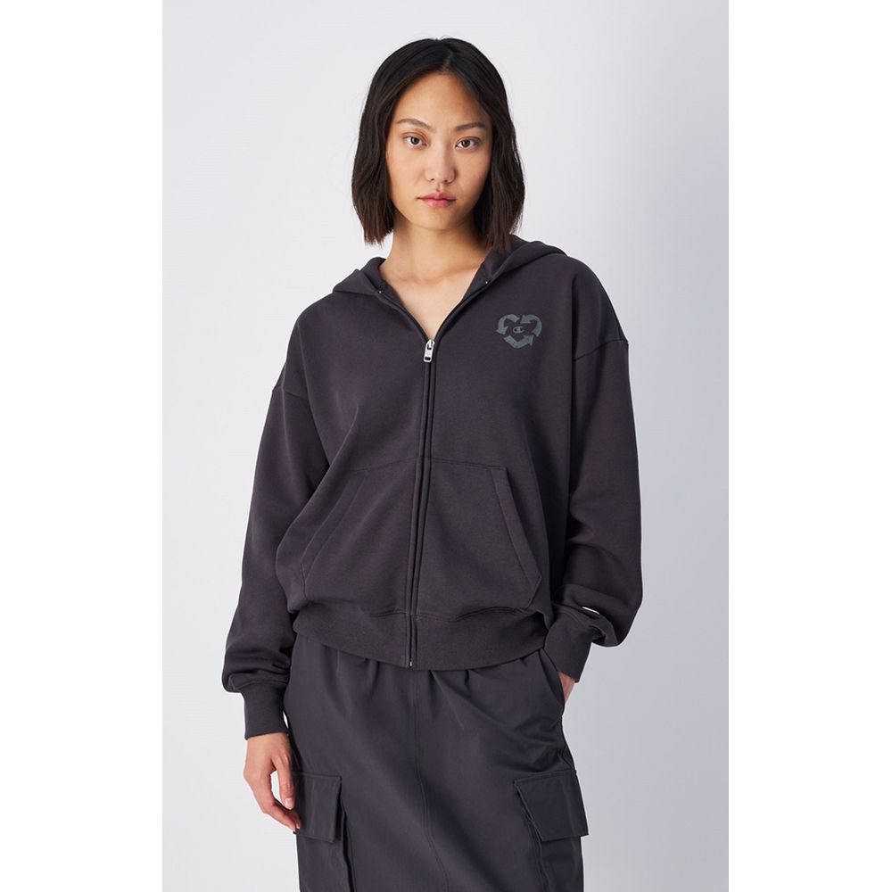 Black Cotton Sweatshirt