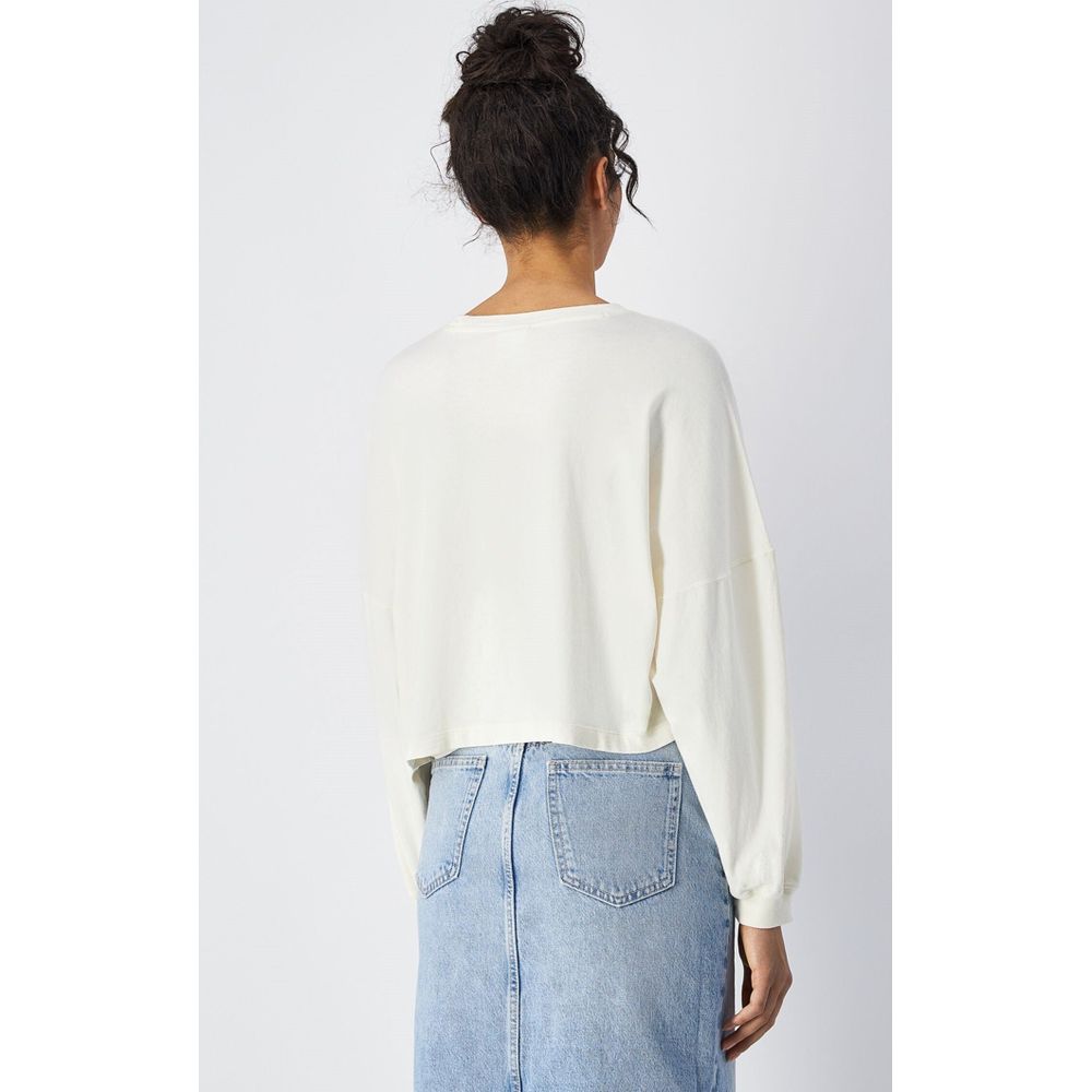 Natural Cotton Long Sleeve T-Shirt