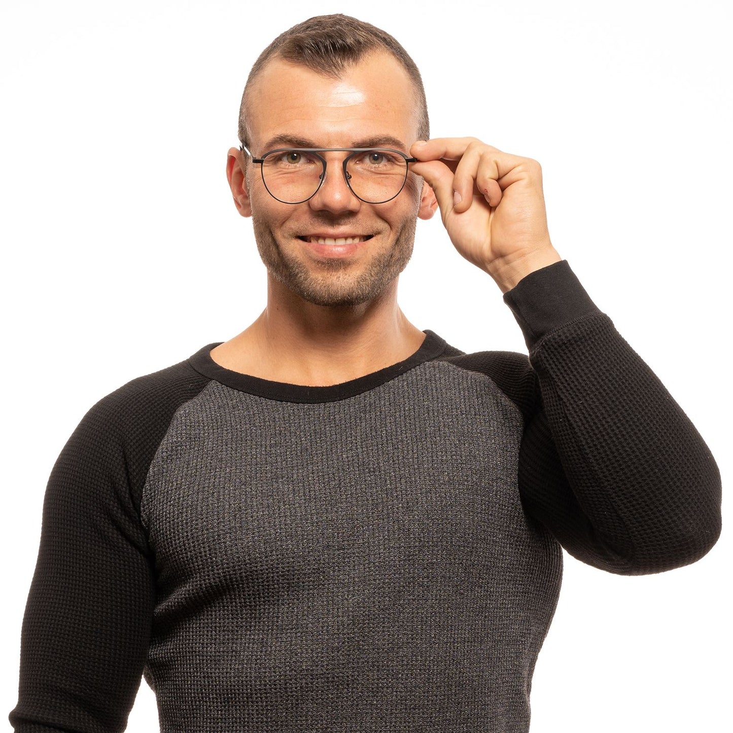 Black Plastic Glasses (Frames)