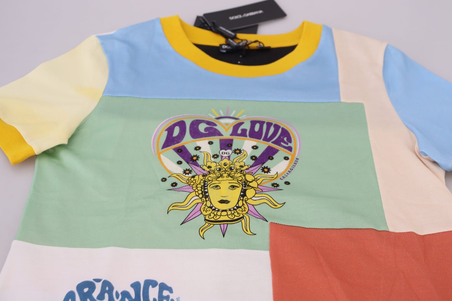 Multicolor Cotton DG Love Patchwork