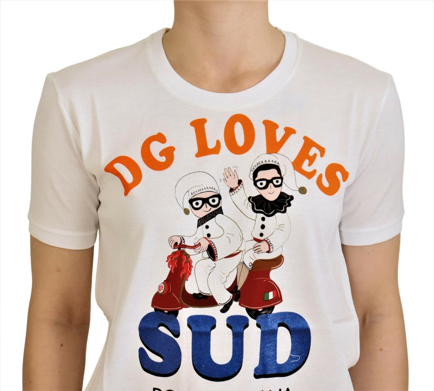 White Cotton DG Loves SUD T-shirt