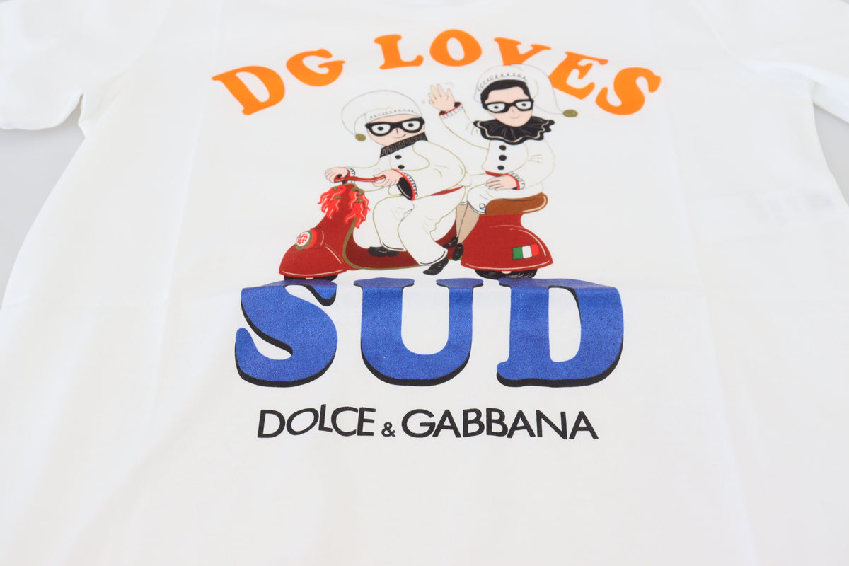 White Cotton DG Loves SUD T-shirt
