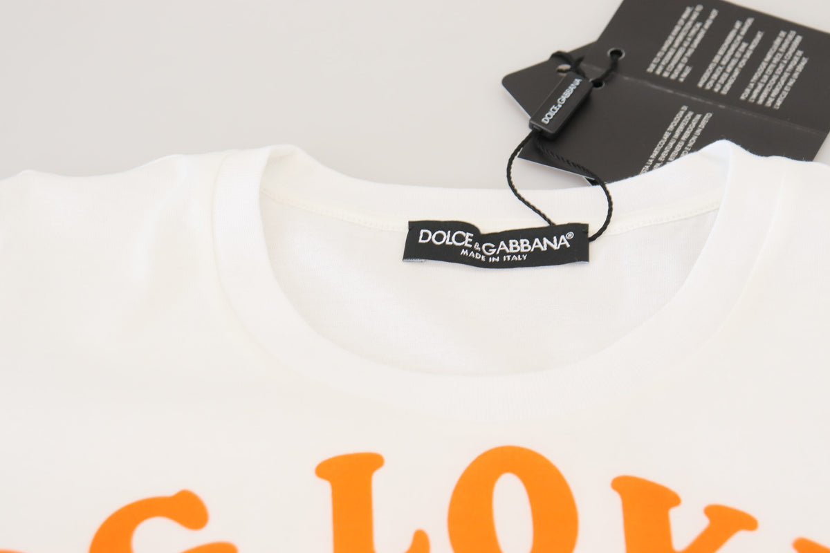 White Cotton DG Loves SUD T-shirt