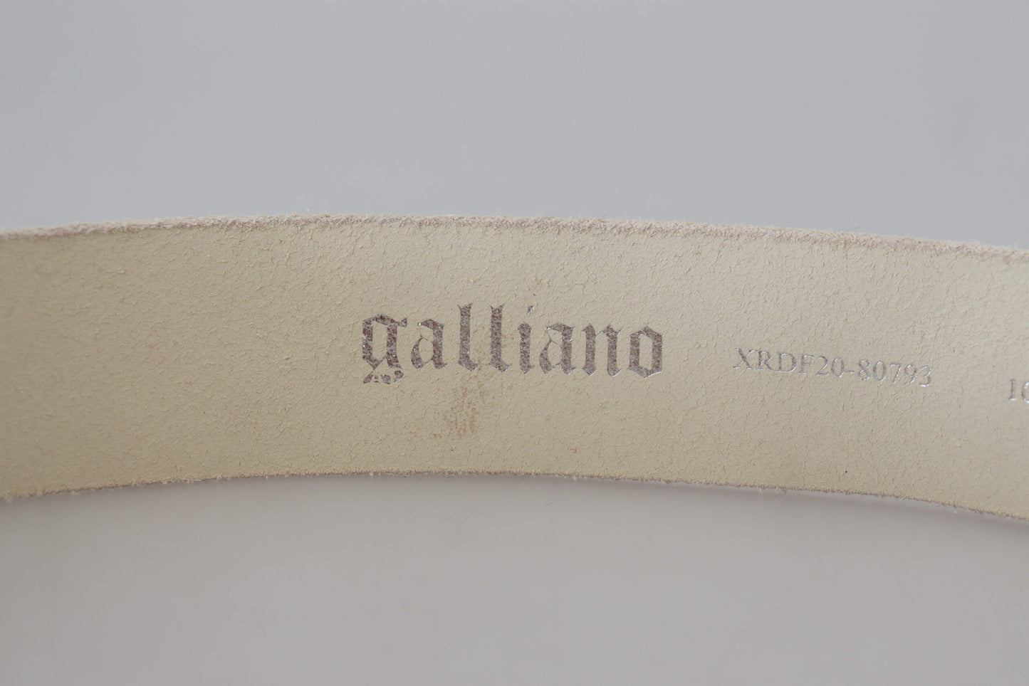 Pink Leather Letter Logo Round Buckle Waist Belt
