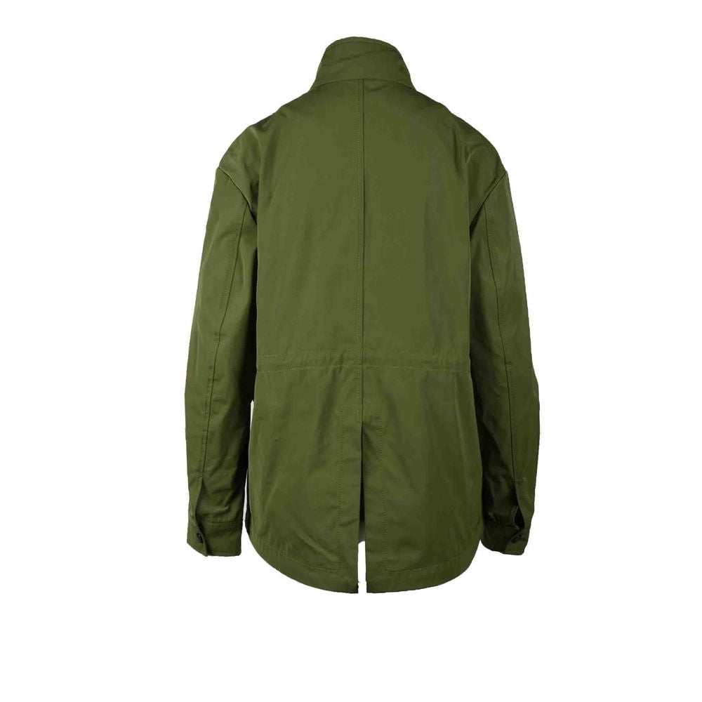 Green Polyester Parka