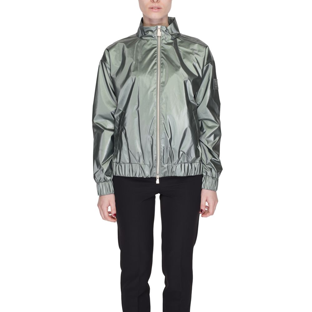 Green Polyester Shell Jacket